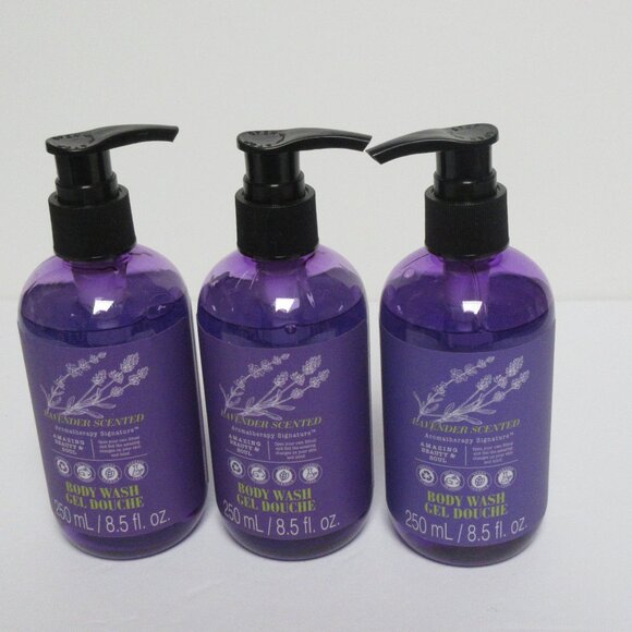 New ! 3 X 8.5 FL oz Lavender Scented Armatherapy Signature Body Wash 8.5 fl oz